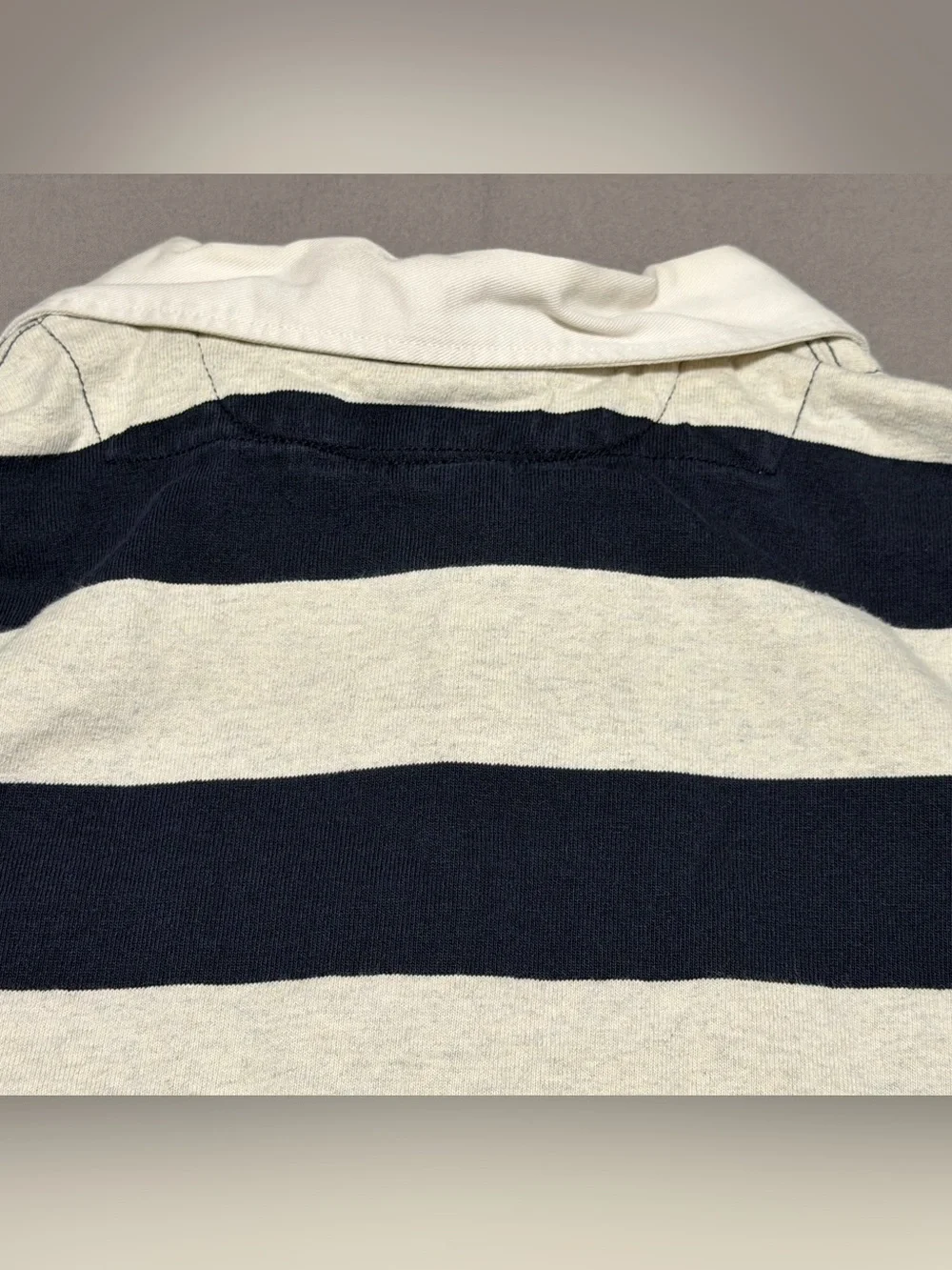 Vintage Polo Ralph Lauren P Wing Rugby Shirt 100% Cotton Men XL Custom Fit Y2K